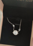 Fanci星点项链白色款轻奢高级感女银吊坠锁骨链新年礼物送女友 实拍图