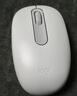 罗技（Logitech）M196 无线蓝牙鼠标 办公鼠标 笔记本商务办公家用 小巧便携 对称手型 珍珠白 实拍图