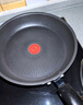 特福不粘煎锅家用牛排平底煎锅少油烟有钛煎饼锅电磁炉燃气灶通用26cm 实拍图
