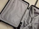 90分行李箱20英寸莱茵河经典款 拉杆箱登机旅行箱万向轮密码箱钛金灰 实拍图