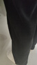 马登工装雪尼尔垂感聪明裤美式巴恩风直筒休闲裤仿灯芯绒束脚长裤子男 黑色 XL 实拍图