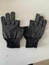 垂钓户外骑行快递外卖专用防滑手套露二指耐磨可触屏男女通用 黑色【1双】 实拍图