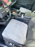 汽车坐垫冬季毛绒羊毛坐垫车垫保暖加厚屁垫通用单片靠背座垫 浅灰色 【车家两用】单个坐垫-超厚超软 实拍图