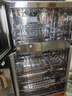 康宝（Canbo）消毒柜家用不锈钢小型立式二星高温餐具奶瓶双门80L三层收纳消毒碗柜【国家补贴】XDZ80-D1 实拍图