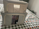 太力收纳箱衣服棉被布艺牛津布玩具储物箱搬家箱折叠百纳箱盒一个装 牛津布收纳箱24L【米灰色】 实拍图