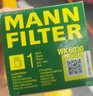 曼牌（MANNFILTER）燃油滤清器汽油滤芯汽油滤WK6030宝马1-7系X1X2X3华晨1/2/35/X1X3 实拍图
