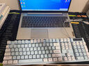 银雕(YINDIAO) K500键盘彩包升级版 机械手感 游戏背光电竞办公USB外接 全尺寸 蓝白双拼白光有线键盘 实拍图
