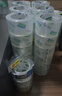 得力（deli）高品质高透明封箱胶带仓库打包胶带 60mm*100y*50um(91.4m/卷) 6卷/筒 办公用品防风胶带 30325 实拍图