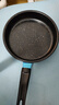 【亏本清仓】韩式麦饭石色不粘锅平底锅铁锅电磁炉不带盖 黑色小煎锅 16cm 实拍图
