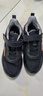 鸿星尔克（ERKE）童鞋男女童密网跑鞋新品大小童运动鞋【鸣鸥】正黑/钢灰色38 实拍图