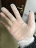 乌斯京一次性手套PVC手套100只中码食品级实验美容清洁烘焙餐饮厨房手套 实拍图