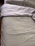 洁丽雅（Grace）四件套 A类全棉抗菌磨毛加厚双人家用床上用品 100%纯棉AB版 1.5/1.8M床 陌星雅灰 实拍图