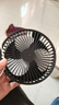 电风扇伸缩折叠小风扇宿舍家用静音充电型办公台式USB桌面宿舍大风力夏台面落地两用折叠电风扇 颜色随机 直插款无档位开关1个装 实拍图
