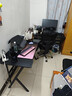 锦汐 电脑桌台式家用电竞桌椅套装办公桌简约书桌游戏桌书房写字桌子 120*60 单桌【炭纤维纹路桌面】 实拍图