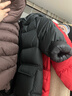 保姆鹅儿童羽绒服中长款加厚防寒外套宝宝中大童保暖冬装[NM2438] 炭黑 110 实拍图