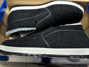 强人加绒保暖冬季男棉鞋条绒款防寒平底休闲男鞋 经典棉布鞋 黑色 44 实拍图