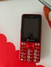 天语T2老年人手机4G全网通超长待机直板按键大字大声音大屏学生专用备用功能机只打接电话老人机 红色 实拍图