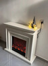 逸雪美式壁炉装饰柜家用玄关客厅北欧简约现代欧式壁炉架装饰架背景墙 黑色 长120*厚26*高90CM +取暖炉芯 实拍图