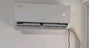 奥克斯（AUX）大1.5匹空调挂机 省电侠Pro 新一级能效 家用变频冷暖两用挂壁式防直吹智能KFR-35GW/BpR3AES1(B1) 实拍图