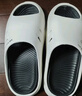稻草人运动拖鞋男士气垫减震四季居家户外穿沙滩防滑踩屎感凉拖 白42-43 实拍图