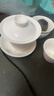 琦轩源羊脂玉瓷功夫茶具套装家用办公室白瓷喝茶盖碗茶杯陶瓷泡茶器整套 晒单实拍图