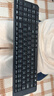 罗技（Logitech）MK220 键鼠套装 无线键鼠套装 办公键鼠套装  多媒体键鼠套装 带无线2.4G接收器 黑色 实拍图