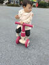 儿童平衡车1-3岁宝宝滑行车溜溜车学步车扭扭车三轮车礼物玩具 草莓红 升级款 声光音乐+水壶架 实拍图