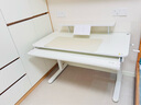 爱果乐学习桌儿童学习桌儿童书桌写字桌升降桌电脑桌实木大白桌高中生 【1.2m抽屉款+书架】艺术家8 实拍图