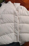 骆驼（CAMEL）户外防泼水羽绒马甲女90%绒子背心外套 J25CR2L5006 暖白 M 实拍图