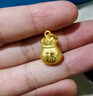 周六福（ZLF）      黄金吊坠福袋吊坠女款饰品代代平安 计价 足金 2.08g 实拍图