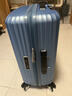 新秀丽（Samsonite）行李箱20英寸拉杆箱时尚竖条纹旅行箱包蓝色GU9密码登机箱 实拍图