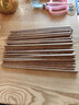 京东京造 筷子 家用食品接触级餐具实木防滑鸡翅木原木【无漆无蜡】10双装 实拍图