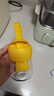 杰凯诺油壶油刷油壶厨房硅胶油刷壶一体瓶油刷子烙饼刷烧烤刷工具 黄色 实拍图