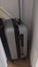 鹃羚次日达行李箱拉杆箱旅行箱大容量皮箱子密码箱结实耐用时尚商务 灰色【当/次日达】 20英寸 可登机 实拍图