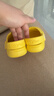 牧童儿童拖鞋夏男宝宝洞洞鞋软底女童卡通洗澡婴幼儿家居鞋奶狮黄140 实拍图