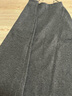 优衣库女装绒面针织喇叭中裙/半身裙裙子481434 08 深灰色 M /160/68A 实拍图