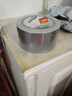 得力（deli）强力布基胶带防台风专用贴窗高粘耐磨防水胶带60mm*20m*230μm地毯修补窗户密封灰色1卷 30801 实拍图