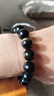 石玥珠宝收藏级14mm金猫眼天然黑曜石手串本命年转运珠水晶手链男女士款 实拍图