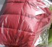 鸭鸭（YAYA）佟丽娅同款秋冬轻薄羽绒服女冬装短款鸭绒轻型薄款女士保暖外套K 嫣红色 XL (170) 实拍图