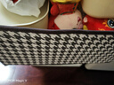 衣物收纳箱家用大容量折叠手提包抽屉式整理盒衣柜分层储物筐神器 千鸟格【带底板】1个 实拍图