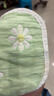 沐凡 口水巾婴儿童宝宝围嘴纯棉六层纱布吸水围兜花瓣8层婴儿安抚毛巾 【6层U型 女宝宝】配色5条装 实拍图