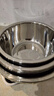 炊大皇 不锈钢盆筛五件套304钢加大加厚洗菜盆沥水和面盆沙拉拌菜调料盆 实拍图
