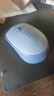 罗技（Logitech）M172鼠标 无线鼠标 办公鼠标 左右手适用 双侧防滑纹理 带无线2.4G接收器 品月蓝 实拍图