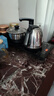 一号茶【首单立减】茶具茶桌防烫烧水壶全自动上水泡茶壶茶几嵌入式抽水壶家用烧水套装一体整套 1L 手动款-黑色半自动不锈钢-20*37cm 实拍图