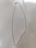 老银匠银项链无吊坠s925银项链女素链简约裸链简约女士百搭时尚银锁骨链 实拍图