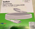贝尔金（BELKIN）双Type-C数据线 60W快充 CtoC电源线 iPhone手机苹果电脑MacBook快充线 1米编织款 黑色 CAB024 实拍图