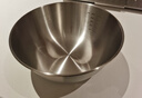 无印良品（MUJI）  不锈钢 盆 餐具 家用揉面盆洗菜发面盆  和面盆 料理盆 银色 XL 直径28*高11.5cm 实拍图
