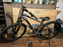 喜德盛26款黑客350黑客380山地车自行车成人21速铝合金男士女生学生上班 黑客380灰黑色【2026升级款】 26寸x15.5寸身高150-165cm 实拍图