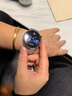 HUAWEI WATCH 5 42mm基础款不锈钢表壳金星白素皮复合表带X-TAP智感窗eSIM通信手表华为智能手表watch5 实拍图