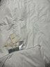 无印良品100%白鹅羽毛被子 羽毛绒丝冬被 秋冬被芯约5.9斤200*230cm白色 实拍图